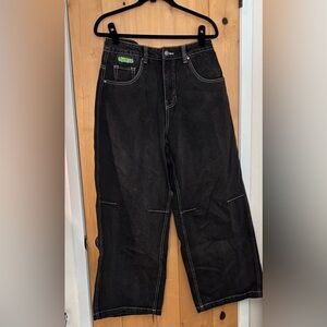 Empyre Black Wide Leg Jeans